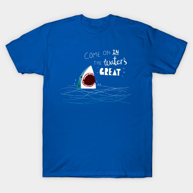 Great Advice Shark T-Shirt by DinoMike